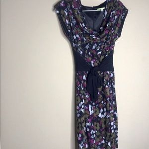 Gianni Bini Multicolored Scoop Neck Size 4